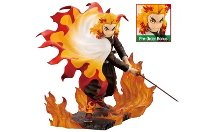 Produktbild von Demon Slayer: Kimetsu no Yaiba ARTFXJ Statue 1/8 Kyojuro Rengoku Bonus Edition 22 cm