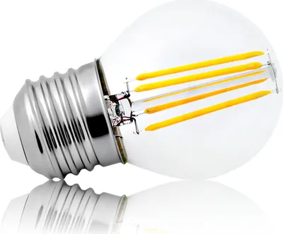 Obrázek produktu pro LED žárovka Teplá bílá žárovka 4W s paticí E27 430lm LED žárovka Edison G45