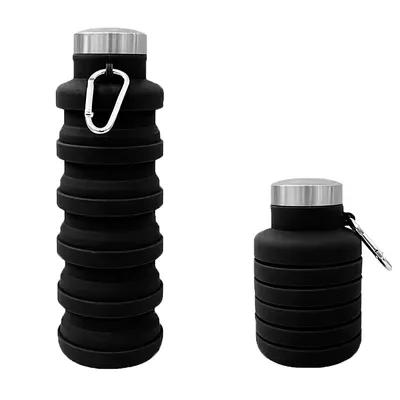 Produktbild von Sportflasche,Trinkflaschen,550ml,Silikon,Auslaufsichere Sportflasche Für Fahrrad Schule Kinder Wandern,Water Bottle Fitness Flasche Spülmaschinenfest