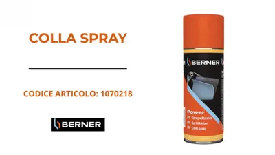 Immagine prodotto di Berner super colla spray alta adesione 400 ml