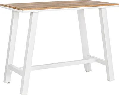 Produktbild von Bartisch - Holzoptik - Aluminiumgestell - 73 x 131 cm