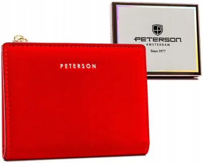 Obrázek produktu pro Peterson dámská peněženka z  červená RFID 12,5x9 cm