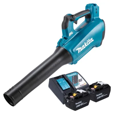 Image de Souffleur sans fil Makita DUB 184 Z 18 V sans balais + 2 batteries 9,0 Ah + chargeur
