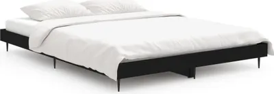 Obrázek produktu pro vidaXL Postelový rošt černý 140x190 cm Dřevěný materiál