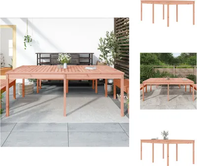 Obrázek produktu pro vidaXL Zahradní stůl 203,5x100x76 cm z masivního dřeva douglasky - Zahradní stoly