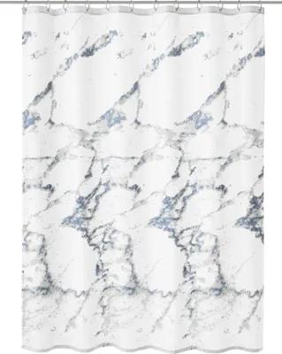Produktbild von Kleine Wolke Duschvorhang Textil MARBLE Anthrazit 180 x 200 cm