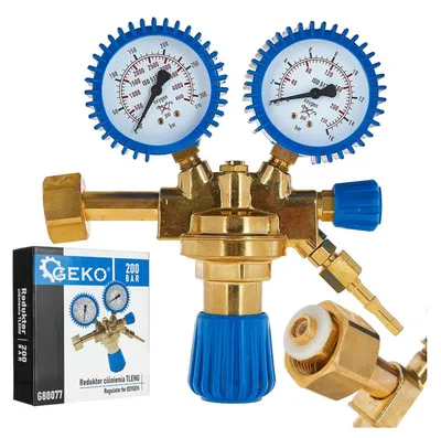 Obrázok produktu pre Redukčný ventil - regulátor tlaku kyslíka 200bar Geko