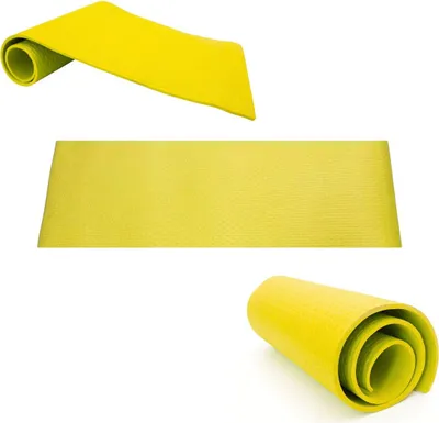 Image de Tapis de gymnastique X-star 173x61cm - Jaune