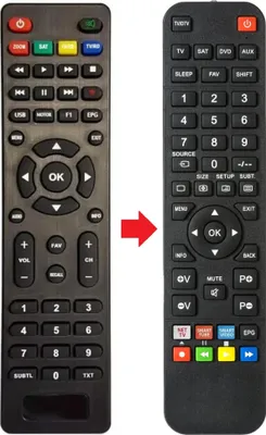 Produktbild von Fernbedienung geeignet für QVIART T2H265-HEVC