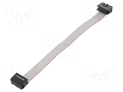 Produktbild von 1x Flachbkabel mit -Verbindern 8x2 R. Flachk: 1,27mm FC08300-0 Flachbkabel mit S