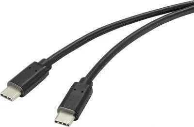 Produktbild von Renkforce RF-4716840 USB Kabel 1 m USB 2.0 USB A USB C Schwarz (RF-4716840)