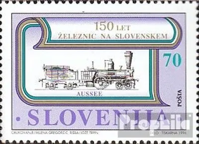 Produktbild von Briefmarken Slowenien 1996 Mi 135 (kompl.Ausg.) postfrisch 150 Jahre Eisenbahn