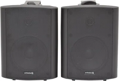 Productafbeelding van Stereo Luidsprekerset - Boekenplank Luidsprekers - Muziek Luisteren - Actief en Passief - 2 x 15 W RMS - Zwart