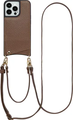 Image de Selencia Nova Phone Case avec cordon et porte-cartes pour l'Apple iPhone 13 Pro - Mocha Brown
