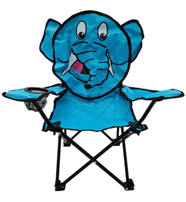 Produktbild von Kinderstuhl Campingstuhl Anglerstuhl Klappbar Elefant Getränkehalter