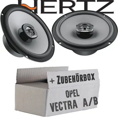 Produktbild von Lautsprecher Boxen Hertz X 165 - 16,5cm Koax Auto Einbauzubehör - Einbauset passend für Opel Vectra A, B - justSOUND