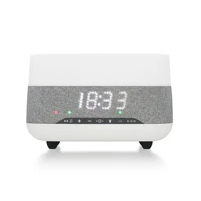 Produktbild von 300 ml Aroma Diffuser Luftbefeuchter mit Bluetooth, Wecker, 7-farbiger LED-Beleuchtung, 3 Helligkeitsstufen, automatischer Abschaltung