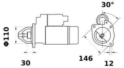 Image de Démarreur Squal Is0532 Démarrage Puissant 12v Pour Fiat Sofim - Squal