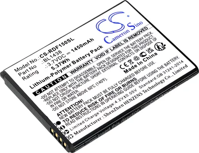 Produktbild von TECHTEK Akku Kompatibel mit [R3Di] Bright Flip, FR150 Ersetzt BL1438