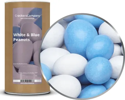 Produktbild von WHITE & BLUE PEANUTS Membrandose groß 950g