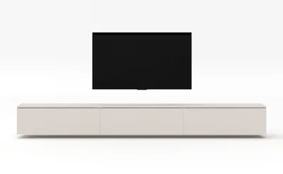 Produktbild von AX LIVING Hängendes TV Board beige Loriano TV Bank 3x100 cm Kaschmir