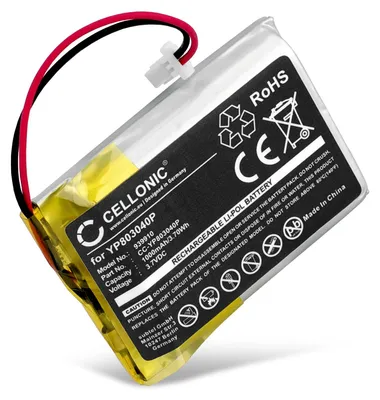 Produktbild von CELLONIC Akku für Headset Kompatibel mit Sena 10C, YP803040P - (1000mAh, 3.7V)