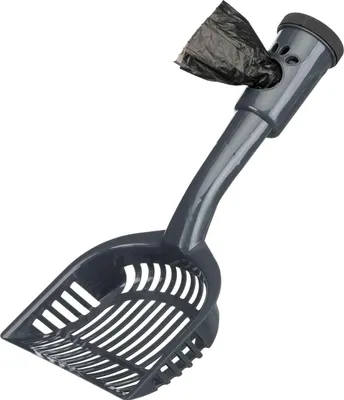 Produktbild von TRIXIE Streuschaufel mit Kotbeuteln, M: 38 cm