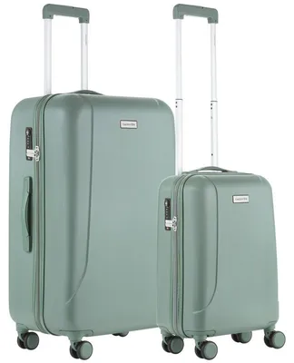 Obrázok produktu pre Sada kufrov CarryOn Skyhopper, 2-dielna – príručná batožina 55 cm s veľkým kufrom 78 cm – zámok TSA – zelená