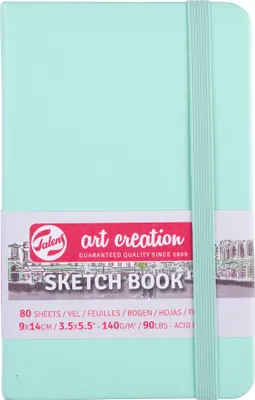 Immagine prodotto di Royal Talens 9314031M ROYAL TALENS Libro di schizzi Creazione artistica, 90 x 140 mm, menta
