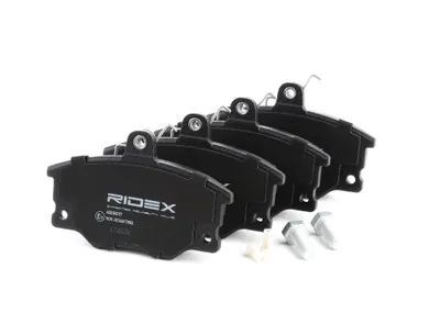 Produktbild von RIDEX 402B0117 Bremsbeläge Satz Vorne für FIAT Seicento / 600 Schrägheck (187) Panda Schrägheck (141) BARCHETTA (183) PUNTO (176) für ALFA ROMEO