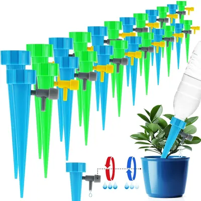 Imagen del producto de Sistema de riego automático, de 24 piezas, ajustable, para plantas en macetas