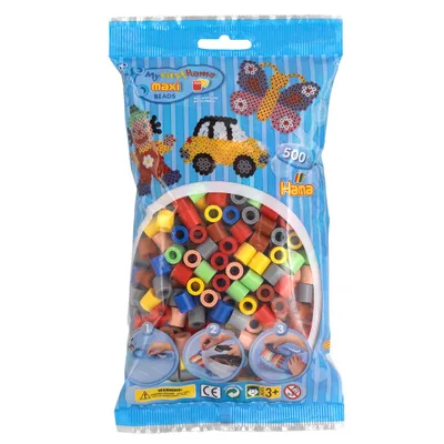 Produktbild von Hama Beads 8473, Bastelset für Kinder, 3 Jahr(e), PVC, Mehrfarbig, 500 Stück(e)