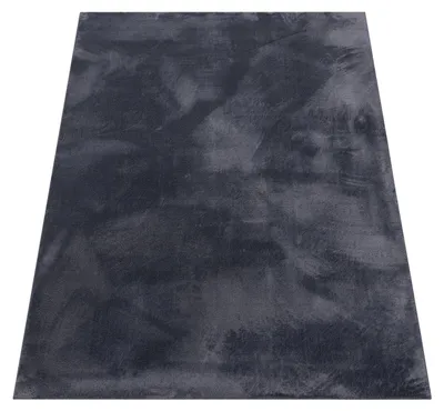 Produktbild von Teppich Wohnzimmer Kurzflor Waschbar Einfarbiges Muster Weich Rutschfest Modern Grösse 140x200 cm