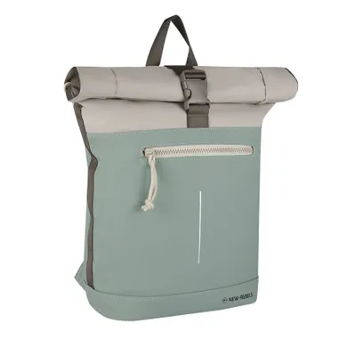 Produktbild von Backham New York Salie Grün 21L Rolltop Wasserabweisend Laptop 15.6"