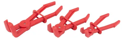 Immagine prodotto di Set pinze per chiusura tubi carburante, pinze stringitubo ,per tubi flessibili,in plastica a becco curvo 90 gradi, per occlusione di tubazioni e manicotti,3 pezzi