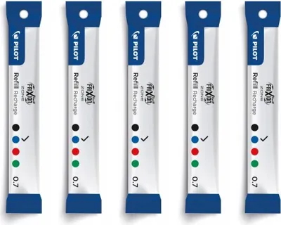 Produktbild von Pilot 5er-Set Großraum-Metall-Mine FriXion Zone 0.7 / M / Blau