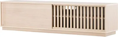 Zdjęcie produktu dla Drawer Lugo, Kolor drewna/Biały, Płyty pilśniowe średniej gęstości (MDF), Drewno, Biały, Płyta mdf (MDF), 30 kg, 2 drzw.