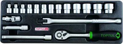Produktbild von TOPTUL Steckschlüsselsatz GCAT1808 364mm 136mm 1.62kg