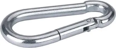 Produktbild von Karabinerhaken 4mm im Pack 6 Stück