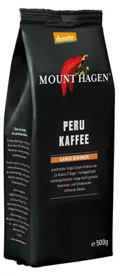 KAWA ZIARNISTA ARABICA 100 % PERU DEMETER BIO 500 g - MOUNT HAGEN