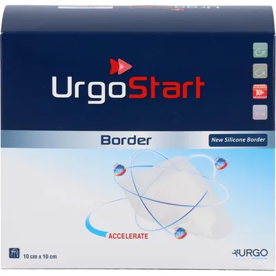 Produktbild von Urgostart Border 10x10 cm Schaumstoffwundverband 20 St