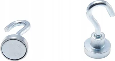 Immagine prodotto di Supporto magnetico 16 manica con gancio M4 5 pezzi, estremamente forte, lavagne magnetiche, frigoriferi, lavagne bianche, fai da te