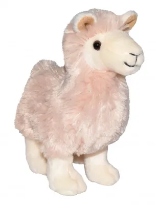 Produktbild von kuscheltier Lama junior 20 cm Plüsch rosa/weiß