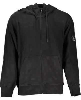 Produktbild von Nachhaltiges Herren-Sweatshirt mit Reißverschluss und Kapuze in Schwarz