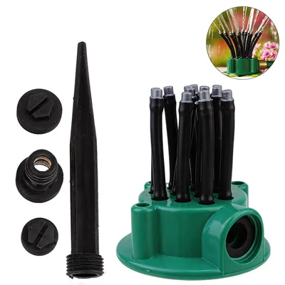 Produktbild von Rasensprenger unterirdisch automatisch – Sprinkleranlage Sprühregner grün | Für Garten & Gemüsegarten