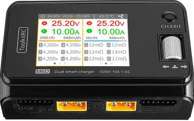 Produktbild von ToolkitRC M6D Dual LiPo Ladegerät