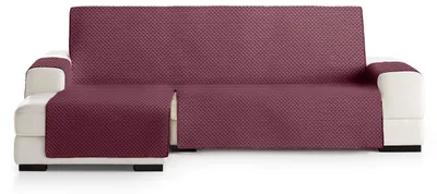 Sofaüberwurf, Polyester, Bordeaux-grau, 240 cm