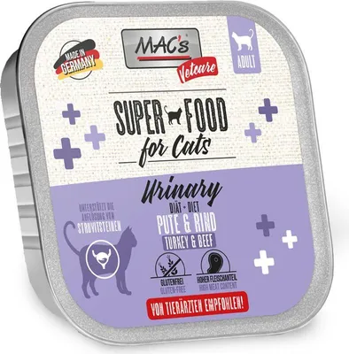 Produktbild von MAC's CAT |tcare Urinary 16x100g | Pute & Rind