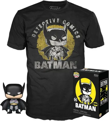 Produktbild von DC Comics Funko Funko POP! Figur + T-Shirt Set - Batman S