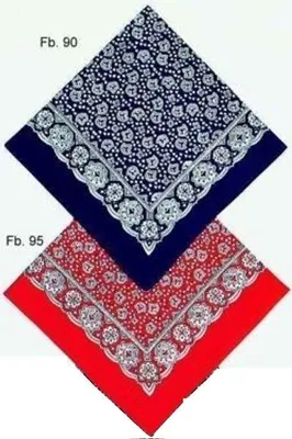Produktbild von ModAS Viereck-Halstuch Paisley, Farbe:rot